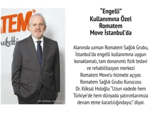 Engelli Kullanımına Özel Romatem Move İstanbul'da